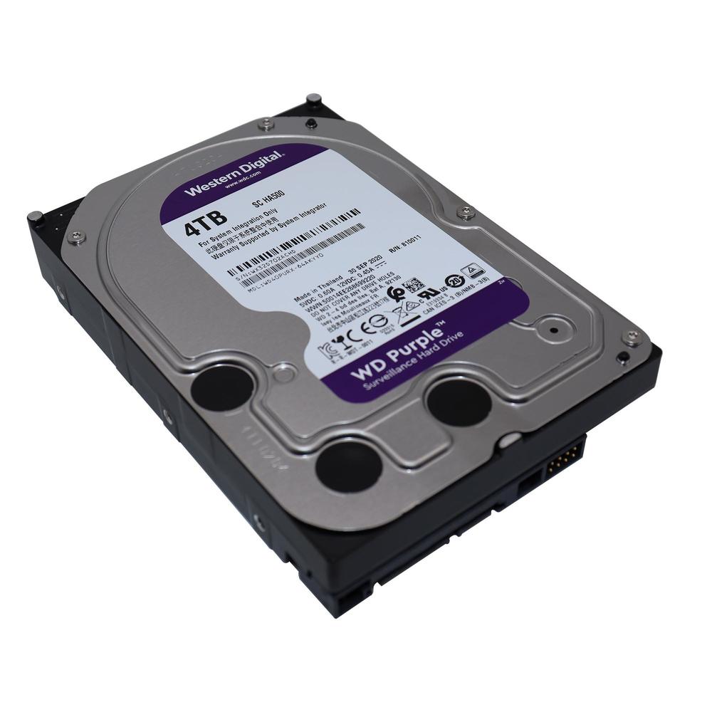 Hd Purple Surveillance 4tb 256mb Sata3 3,5 Western Digital Cor
