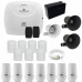 KIT ALARME JFL SMARTCLOUD 32 WIFI 7 IR PET SEM FIO 7 IR COM FIO