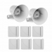 KIT 6 SENSORES MAGNÉTICO S FIO JFL SHC-FIT + 2 SIRENE JFL