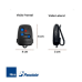 Controle para Portão + Pilha Peccinin Nice Residência 3C Colorido Frequência 433,92 Mhz 3 Botões