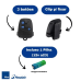 Controle para Portão + Pilha Peccinin Nice Residência 3C Colorido Frequência 433,92 Mhz 3 Botões
