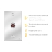 Botao Emb Inox AGL No-Touch 1203066