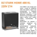 Ppa Dz Stark Home 400 Kl Pop Freio 220v Z14 S/ Crem F02281203