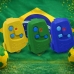 Kit Controles Port&atilde;o Peccinin Edi&ccedil;&atilde;o Especial Brasil Amarelo E Verde