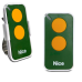 Controle Remoto NICE ERA INTI 2 Canais Verde e Amarelo Edi&ccedil;&atilde;o Limitada Brasil - CHAP&Eacute;U