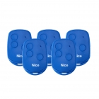 KIT 05 CONTROLES NICE 3TB AZUL 20007254