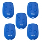 KIT 05 CONTROLES NICE 3TB AZUL 20007254