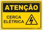 PLACA SINALIZACAO CERCA ELETRICA