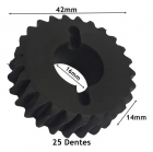 Coroa Chavetada NICE Peccinin 10005437 para Motor Basculante I-HS / I-HSC ? Peça Original