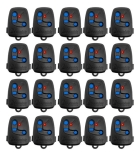 KIT 20 CONTROLE NICE PECCININ TX 3C PRETO