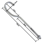 GANCHO C/ PORCA HASTE INDUSTRIAL (QUADRADA)