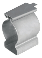 Abra&ccedil;adeira Zincada C/ Cunha 1 Polegada