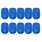 KIT 10 CONTROLE NICE DIG RF 3TB AZUL