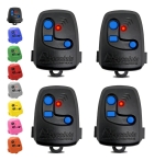 KIT 4 CONTROLES NICE PECCININ TX 3C PRETO