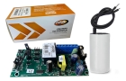 Placa Central Motor Ppa Agility Pop Freio Biv + 1 Capacitor 127/220v 50/60 Hz