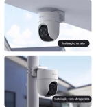 C&acirc;mera hikvision Ezviz Wifi Hd Cs-h8c-r100-1k2wkfl-br 4mm