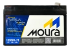 Bateria 12v 7a Nobreak Moura 12mva-7