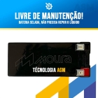 Bateria 12v 7a Nobreak Moura 12mva-7