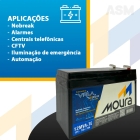 Bateria 12v 7a Nobreak Moura 12mva-7